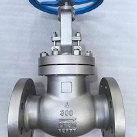 شیر فلکه فولادی 4 اینچ کلاس 300